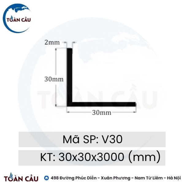 Nẹp V đồng V30