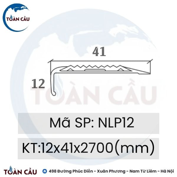 Nẹp chống trơn trượt NLP12