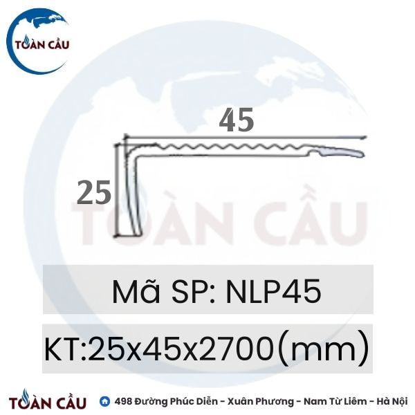 Nẹp chống trơn trượt NLP45