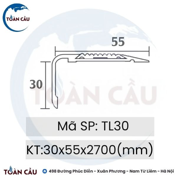 Nẹp chống trơn trượt TL30