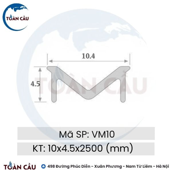 Nẹp nhôm VM10