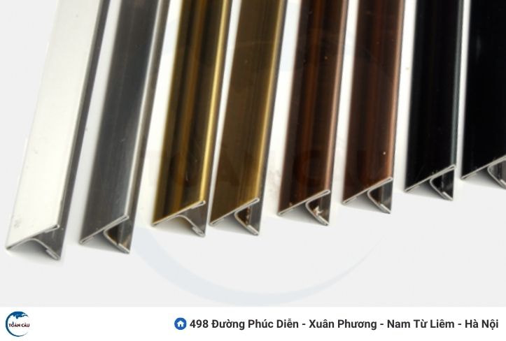 Nẹp inox chữ T – Xử lý khe giãn cách, phân chia vật liệu