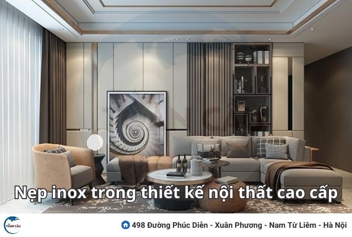Nẹp Inox Trong Thiết Kế Nội Thất Cao Cấp