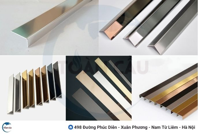 Các loại nẹp inox phổ biến trong không gian thượng lưu