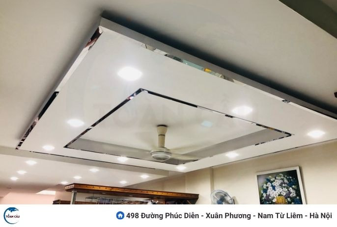 Kết hợp nẹp inox với ánh sáng LED trong trang trí nội thất