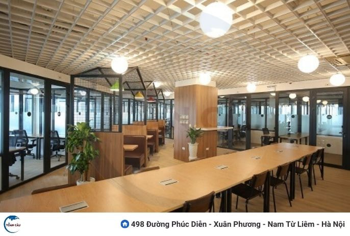 Ứng dụng nẹp nhôm trong co-working space